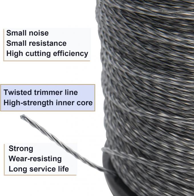 2.4mm 2.7mm 3.0mm 3.5mm Power Tools Garden Part Grass Trimmer Line 2kg Spool Packing with Customized Support OEM 2