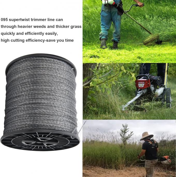 2.4mm 2.7mm 3.0mm 3.5mm Power Tools Garden Part Grass Trimmer Line 2kg Spool Packing with Customized Support OEM 4