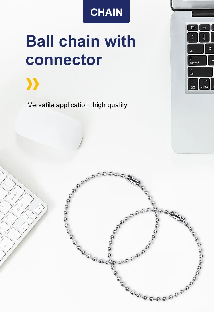 Roller Chain Ball Chain Metal Bead Chain for Educational Facilities 0
