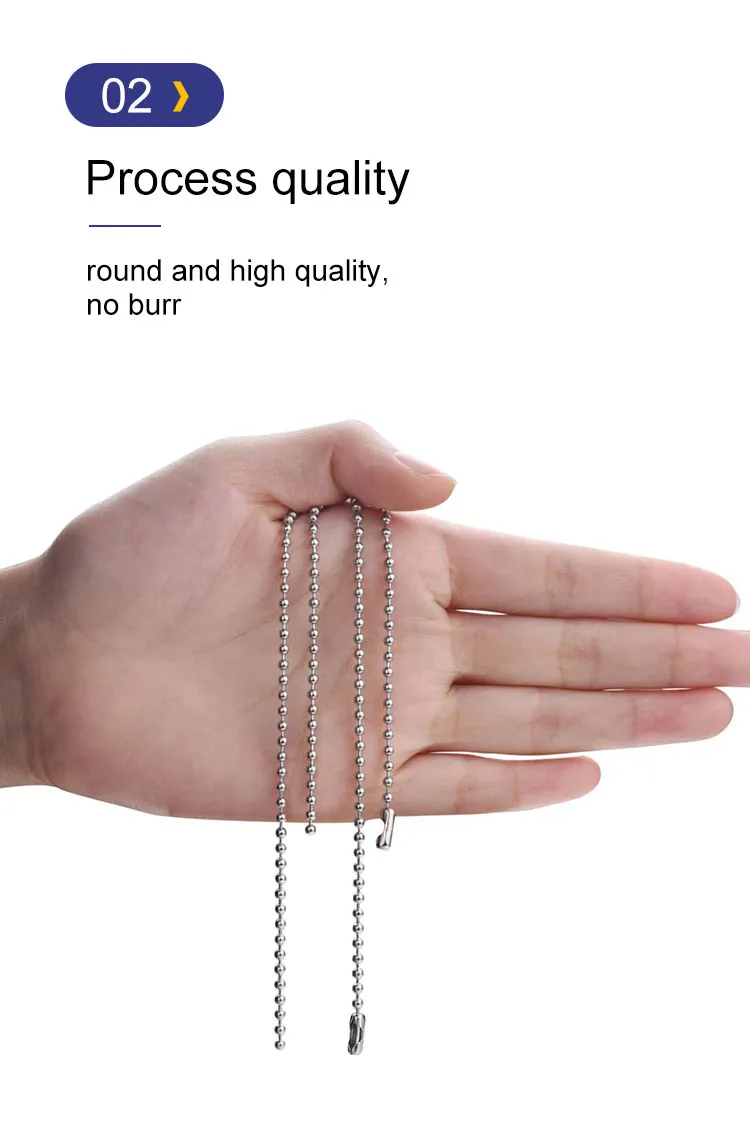 Roller Chain Ball Chain Metal Bead Chain for Educational Facilities 4
