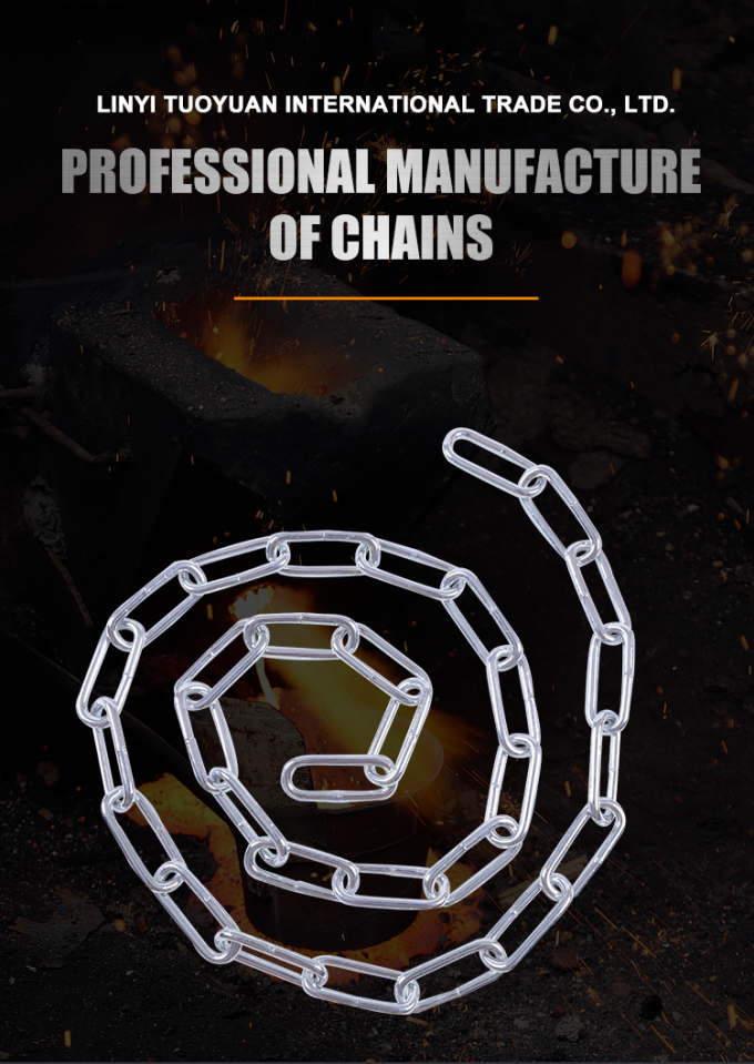 7mm Hot-selling Sports Equipment Chain Iron Galvanized Chain 0
