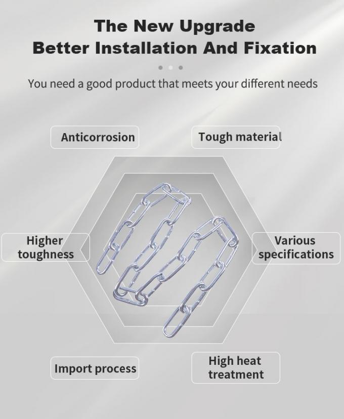 7mm Hot-selling Sports Equipment Chain Iron Galvanized Chain 2