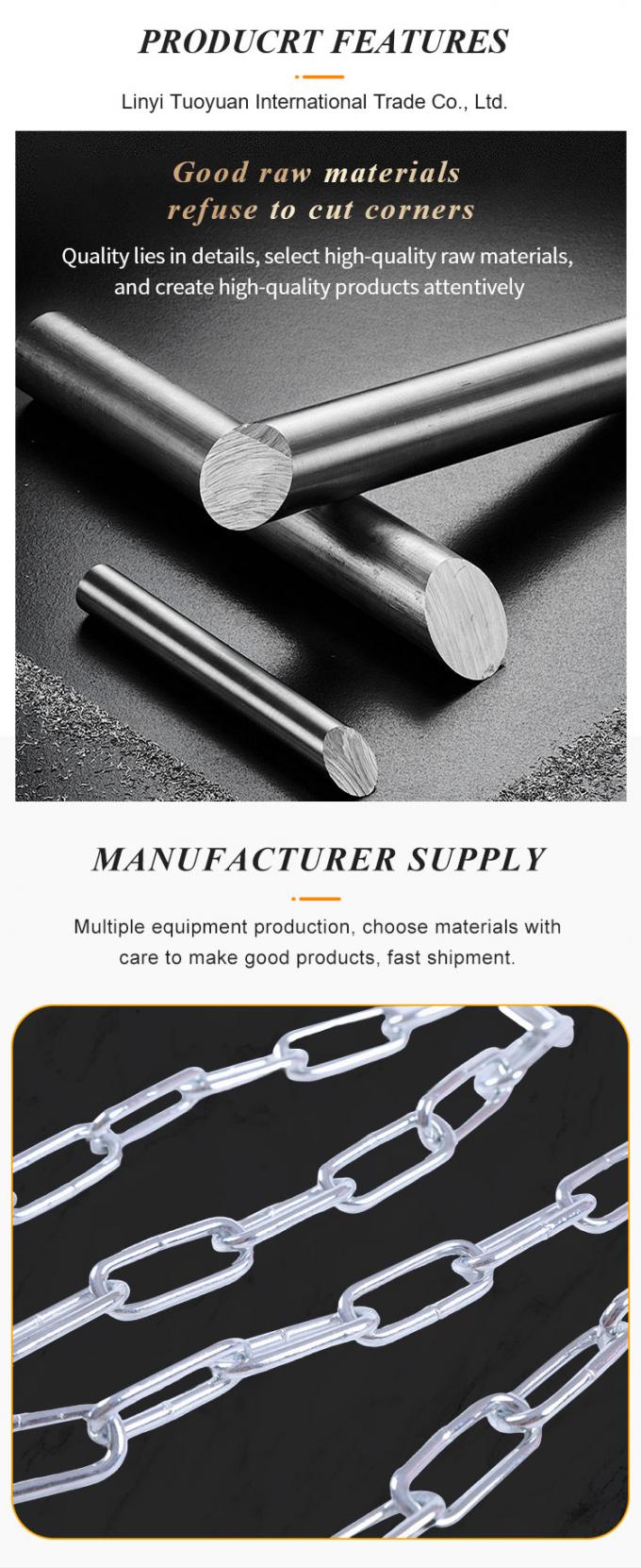 7mm Hot-selling Sports Equipment Chain Iron Galvanized Chain 3