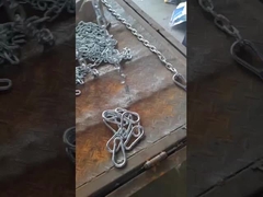 2t Working Load Limit Zinc Plated G70 Binder Chain With 2 Clevis Grab Hook Guaranteed