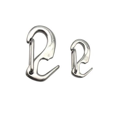 Buy Spring Open End Sail Snap Hook with Polished Finish Stainless Steel Construction online manufacture