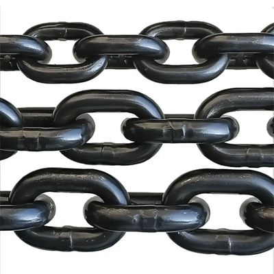 Buy Black Finish Standard High Test Steel Round Conveyor Link Chain for High Durability online manufacture