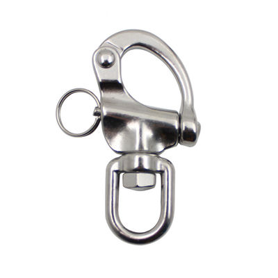 Good price Marine Grade Stainless Steel Swivel Snap Shackle with Polished Surface and Durability online