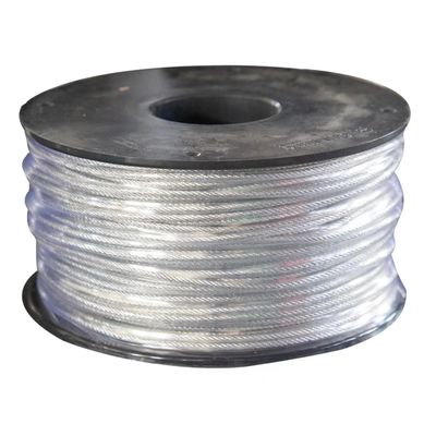 Buy Strong PVC Coated 304 Stainless Steel Wire Rope for Clothesline and Traction online manufacture
