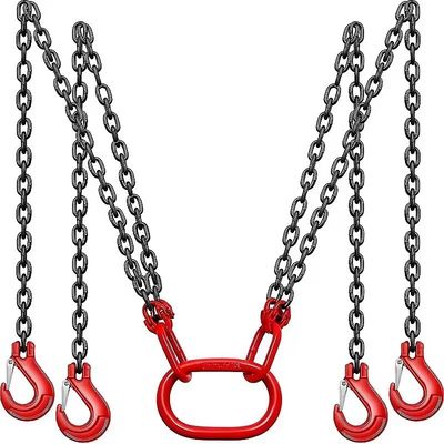 Buy Double Hook Four Hook Sling Ring Lifting Chain Sling for Heavy-Duty Construction online manufacture