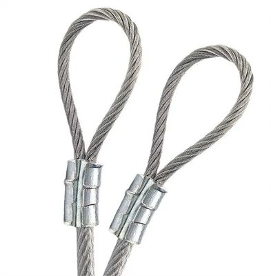 Buy Non-Alloy Stainless Steel Custom 7x7 7x19 Wire Rope Sling for Industrial Lifting Needs online manufacture
