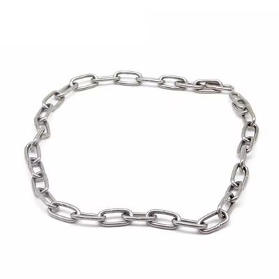 Blacken Finished Long Link Chain Stainless Steel 316 DIN 763 DIN766