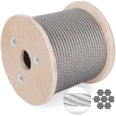 Good price AISI 304 Stainless Steel Wire Rope 7x19 for Cable Railing 1/8