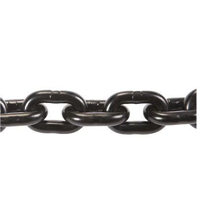 Buy 48kN Test Load G80 8mm Blacken Finished Lifting Chain Iron Chain for Hoist online manufacture