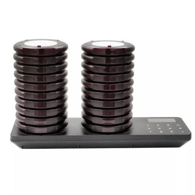 Good price OEM Waterproof Wireless Transmitter Pager Restaurant System Vibrators Queue System Table Coaster Pager online