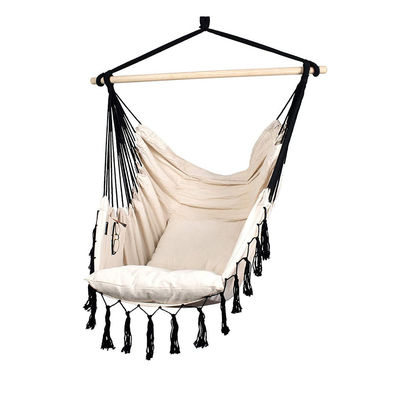 Good price Black And White Hammock Swing Chairs Indoor Hanging Chair Hammock High Strength online