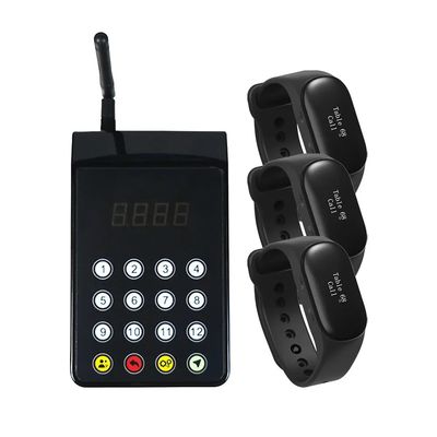 Buy Wireless Staff Restaurant Coaster Pager Beeper Watch Keypad For Managers Call The Waiter online manufacture