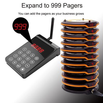 Buy Waterproof Guest Paging System Queue Digital Vibrating Long Range For Restaurant online manufacture