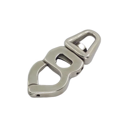Good price Trigger Release Stainless Steel 316 Snap Shackles with swivel Eye online