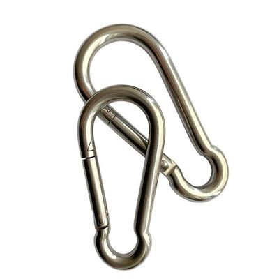 Good price Polished Finish Stainless Steel 304 Carabiner Snap Spring Hook for Outdoor Activities online