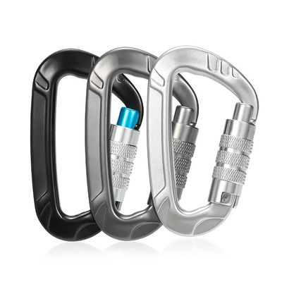 Good price 12kN Aluminum Snap Hook for Hammock Locking Carabiner Climbing Clips in Heavy Industry online