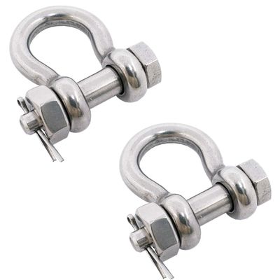 Good price Stainless Steel 316 European Type Screw Pin Bow Shackle for General Industry Market online