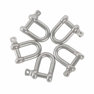 Buy 304 Stainless Steel D Ring Shackle Lock D Links Clip Hook for Heavy Duty Construction online manufacture