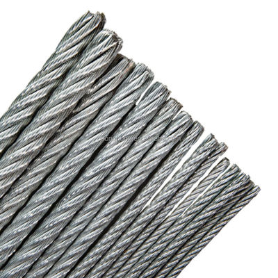 Good price Galvanized Steel Wire Rope for Drawing and Lifting Special Cold Heading Steel Steel Grade 7*7 6*7 FC online