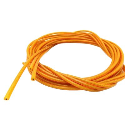 Good price 12mm 1x19 Transparent PVC Coated Stainless Steel Wire Rope AISI 201/304/316 Cable Tolerance ±0.02 for Clothesline and Easy online