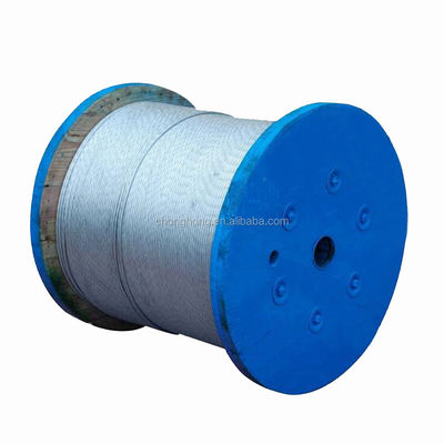 Buy Galvanized 1 x 7 Steel Wire Strand for Messenger Wire Overhead Groundwire and Stay Wire Standard DIN Carbon Steel Grade online manufacture