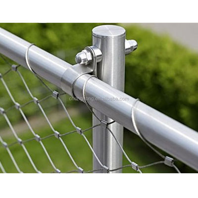 Buy Stainless Steel Rope AISI304/316 for Aviary Mesh/Zoo Rope Mesh/Ferrule Wire Rope Net Mesh 1x19 Construction online manufacture