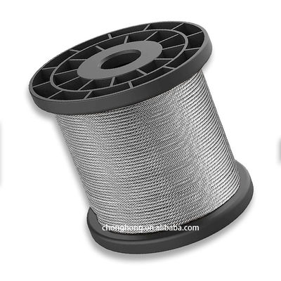 Buy Construction 6x36 6x36 AiSi Stainless Steel 1/8'' Aircraft Wire Rope for Cable Railing Kit Standard AiSi Marine Grade online manufacture