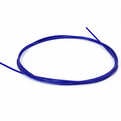 Buy Plastic Coated galvanized Colorful PVC Coated Steel Wire Rope 1*7 7*7 7*19 Cable rope for Bending Construction online manufacture