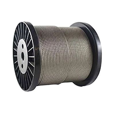 Stainless Steel Tensile 6*19W Iwr/6X19W Iwrc 14mm Grease Lubricant Wire Rope For Cutting Service And Tensile Strength