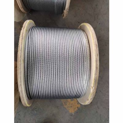 6x19S FC 6mm Galvanized Steel Wire Rope for Derricking Lifting and Drawing Applications
