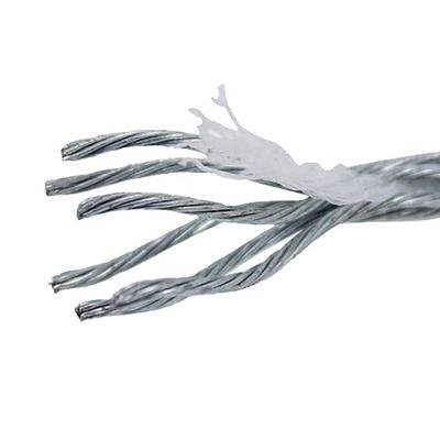 Good price Industrial Grade Galvanized Steel Wire Rope With Electro Zinc Coating And ISO Certification online