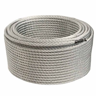 Good price High Strength Galvanized 6X24 7FC Steel Wire Rope With Tensile Strength 1570MPa 2160MPa online