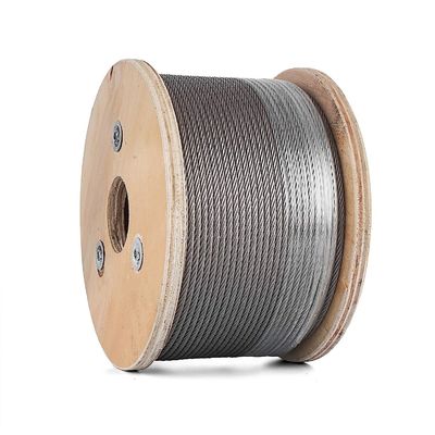 Good price 304 Aircraft 7 x 19 Strands Construction Stainless Steel Cable Rail Type of Core Steel core Galvanized 16Mm Steel Wire Rope online