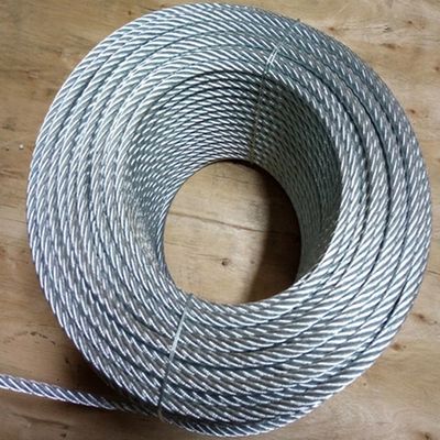 Good price 100ft Coils 6x19 IWRC Galvanized Steel Cable Ropes Wire Rope 3/32