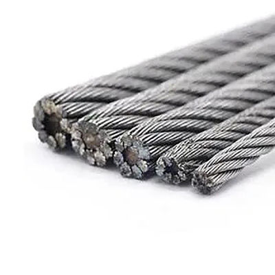 Good price Non-Alloy Stainless Steel Wire Rope 1.8mm 2mm 3mm 6X7 FC 6X24 7FC 6X19 FC 8X19s for Construction and Building Projects online