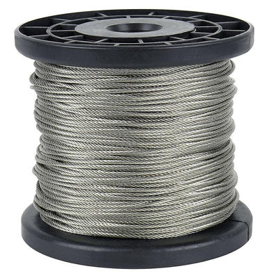 Good price 1/8 inch Aircraft Cable made of 7x7 Stainless Steel Wire Rope with AiSi Standard Construction online