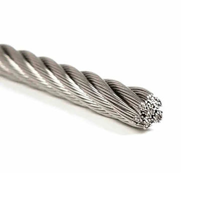 Buy 304/316 Multi Strand Steel Wire Rope for Conveyor Belt Tolerance ±1% 4x19W-WSC 4x31WS-FC Ungalvanized Galvanized online manufacture