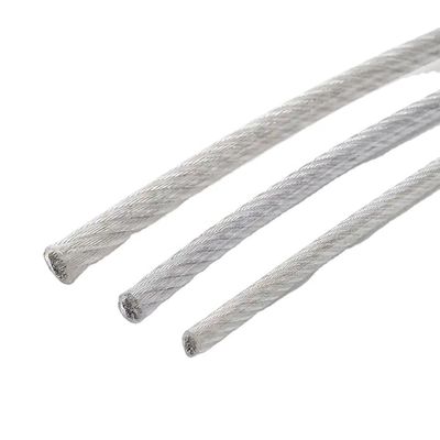 7*1 Bending PVC Coated Galvanized Aircraft Cable Steel Wire Rope 1x7 1/4