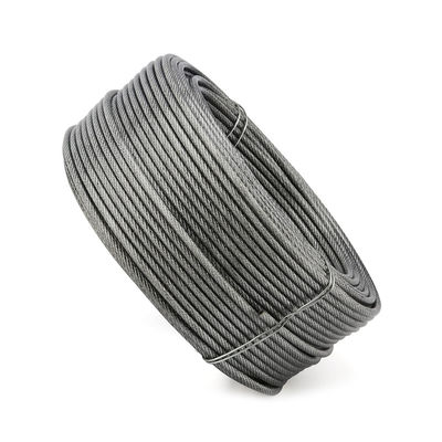 Buy Galvanized Aircraft Cable 7X19 High Strength Steel Wire Cable with 304 Stainless Steel OEM Acceptance online manufacture