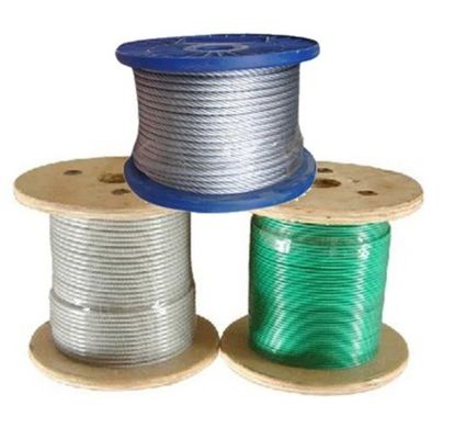 Good price Non-Alloy Construction Pvc Coated Galvanized Steel Wire Rope Joint With Strong Tensile Strength online