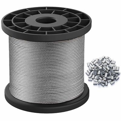 Buy Stainless Steel Wire Rope M3 M4 M6 M8 M12 Bright Finish For AiSi Standard Directly Supply online manufacture