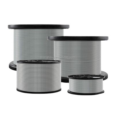 Buy Special Processing Service Other Cold Heading Steel 6*7 FC PVC Coated Steel Cable Rope for Aircraft Cables Wires online manufacture