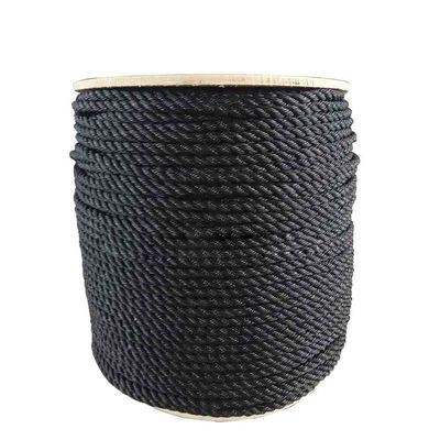 Good price 14mm 3-Strand PE Rope for Farm Greenhouse Black Color Polyethylene PP/PE Material Standard AiSi Other Processing Service online