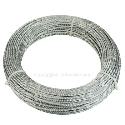 Buy 6*19 Galvanized Steel Cable Ropes 3/64