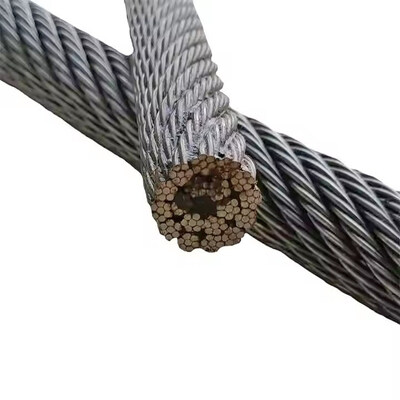 Good price DIN Standard Galvanized Steel Wire Rope Carbon Steel 1570MPa Strength for Construction Machinery online