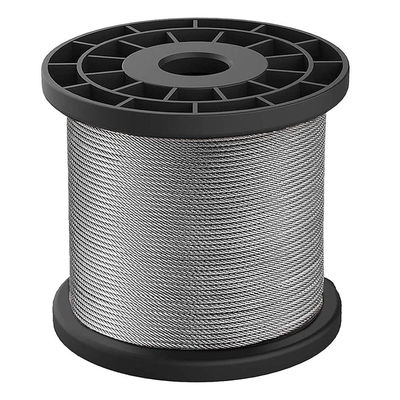 Buy 7x19 1x19 8mm Stainless 304 Cable SS Cable 316 304 Stainless Steel Wire Rope for balustrade Cable Deck Rails Customizable online manufacture